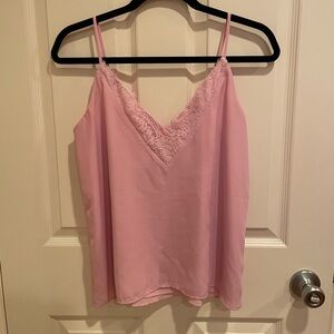 Socialite flowy pink tank